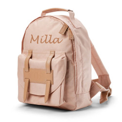 Elodie details rosa børnetaske med navn på.