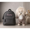 Lucky Doggy Mimi deer bamse og rygsæk med navn på