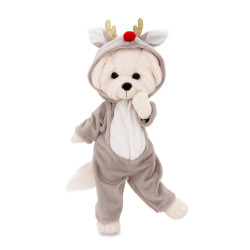 Lucky Doggy Mimi deer bamse og rygsæk med navn på