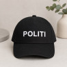 Sort børne kasket med navn på